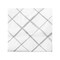 Durable White with Silver Diamond Paper Beverage/Cocktail Napkins (600 Napkins)